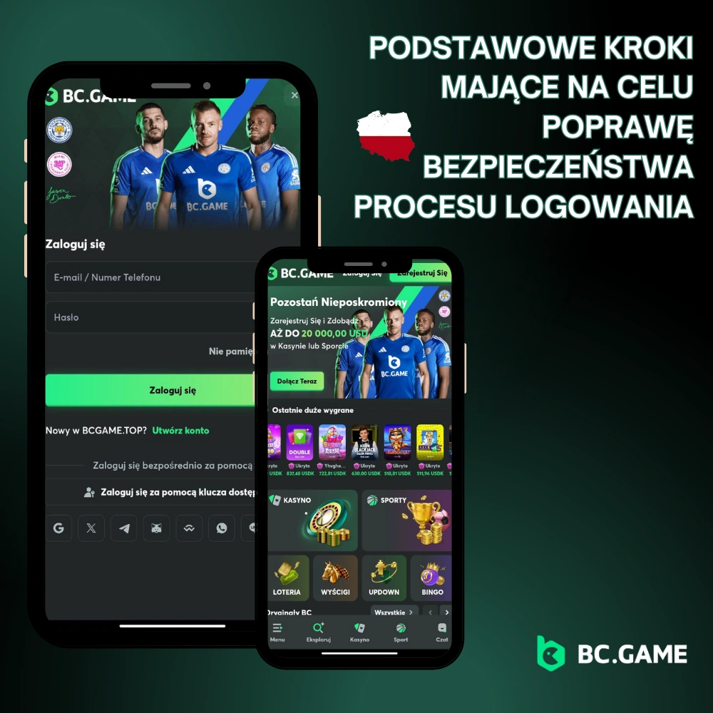 Podstawowe kroki mające na celu poprawę bezpieczeństwa procesu logowania