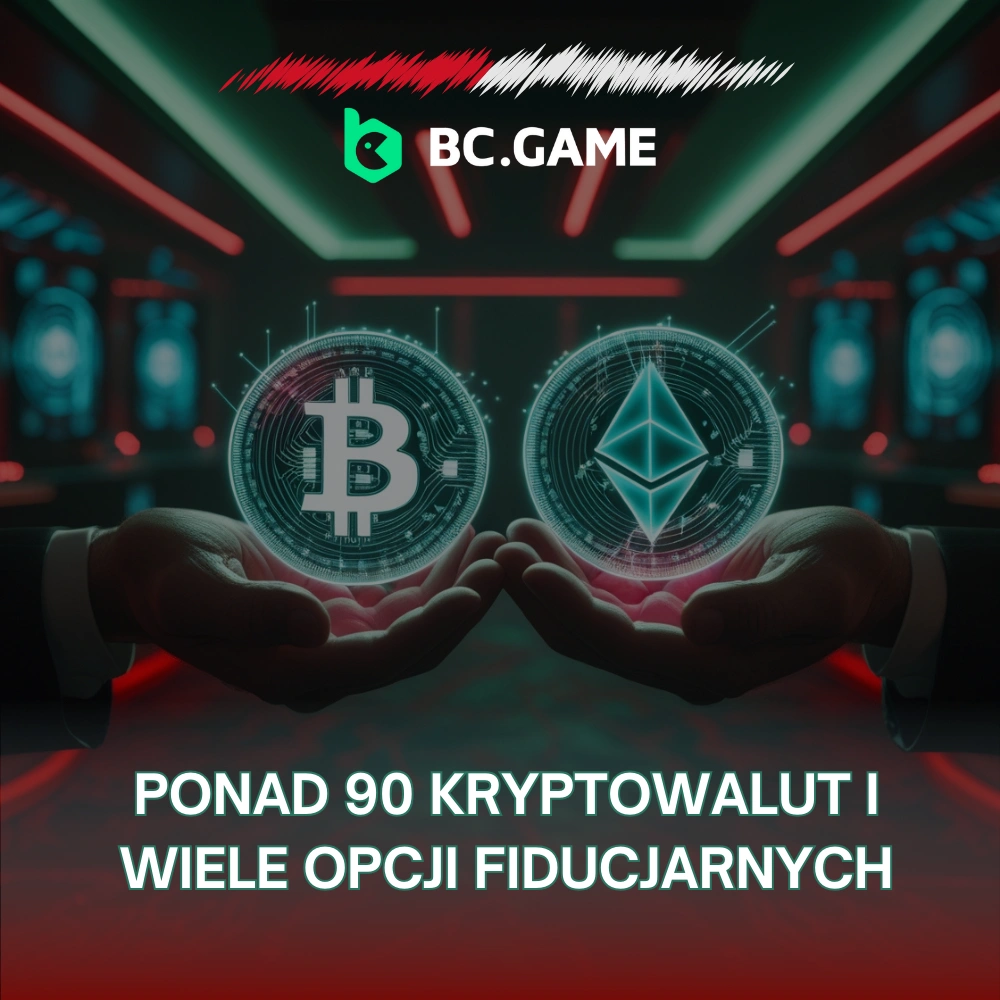 Ponad 90 kryptowalut i wiele opcji fiducjarnych